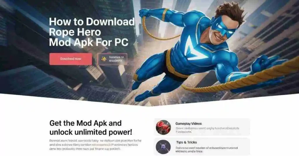 rope hero mod apk (unlimited money and gems 5.9 1)