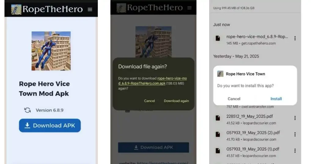rope hero mod apk download apk pure