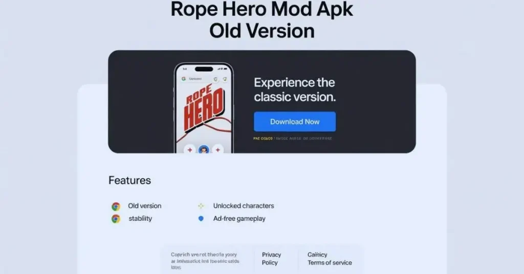 rope hero vice town old version