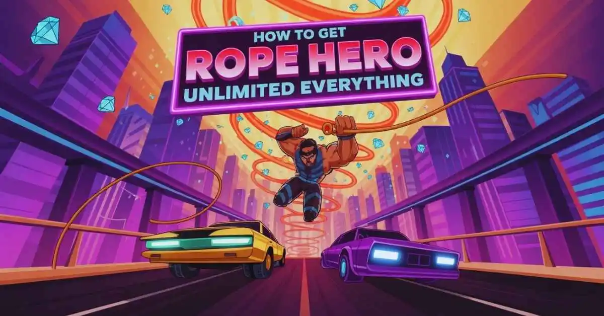How To Get Rope Hero Vice Town Unlimited Everything