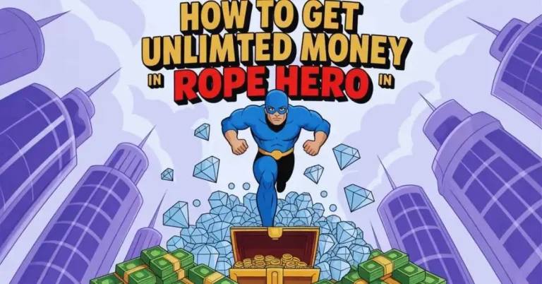 HOW TO GET UNLIMITED MONEY IN ROPE HERO