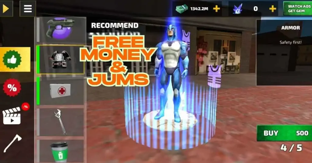 rope hero vice town hack
