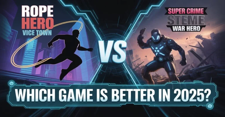 Rope Hero Vice Town vs Super Crime Steel War Hero – Which Game Is Better in 2025?