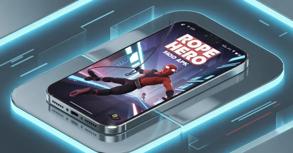 rope hero vice town mod apk
