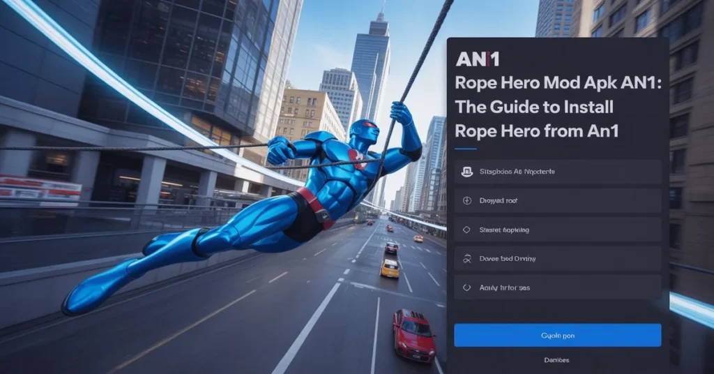rope hero mod apk