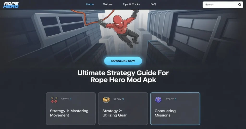Ultimate Strategy Guide for Rope Hero Mod APK