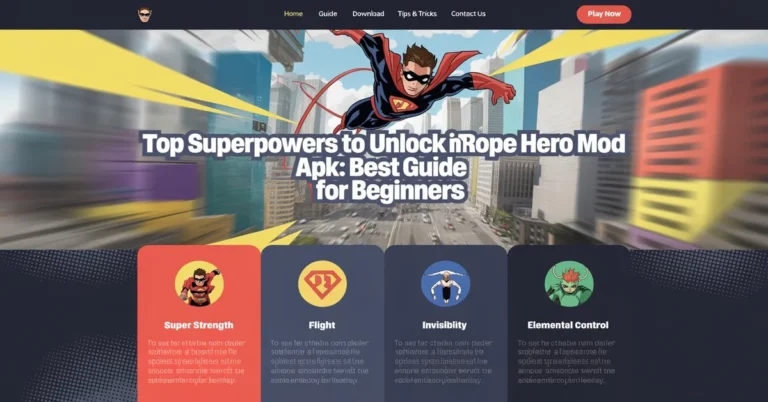 Top Superpowers to Unlock in Rope Hero Mod APK