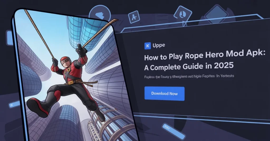 rope hero mod apk