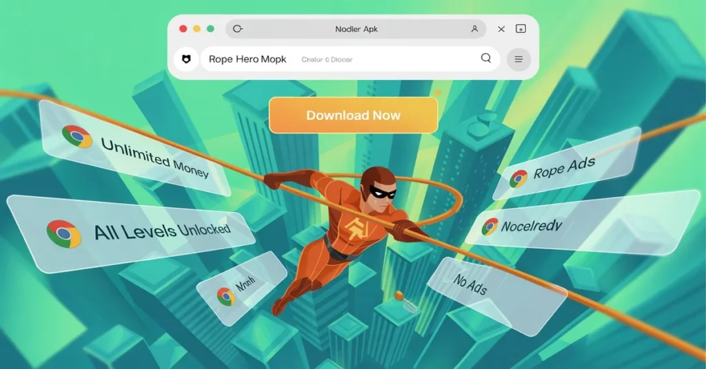How to Play Rope Hero Mod APK
