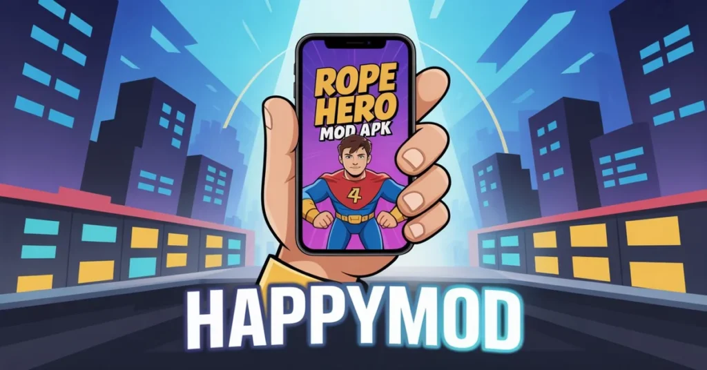 rope hero vice town unlimited money and diamond hack