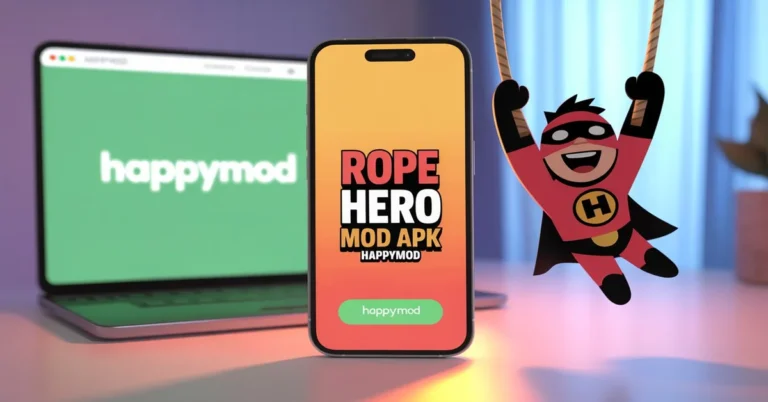 Rope Hero Mod Apk Happy Mod