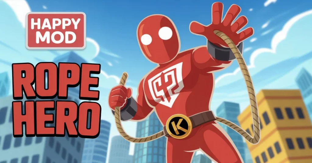 Rope Hero Mod Apk HappyMod